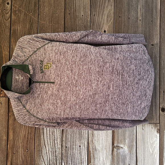Baylor University Collosseum grey long sleeved pullover size Large - Picture 1 of 9